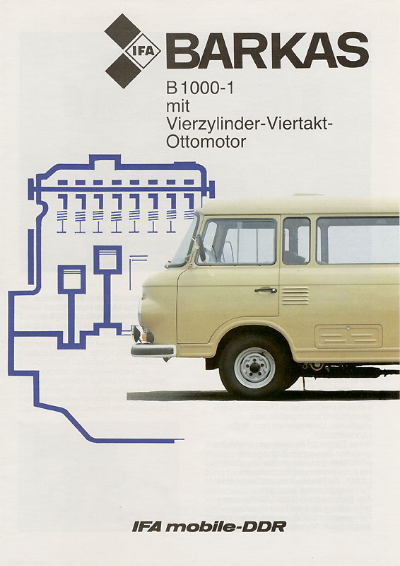 DIN A4 Bew hrter Barkas mit Viertaktmotor