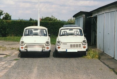 Trabant 1.1N (Vorserie) mit Trabant 601S de luxe