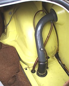 Alter Tankeinfllstutzen