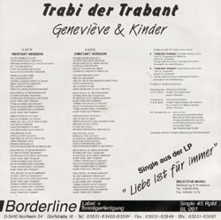 Single-Schallplatte (R�ckseite)